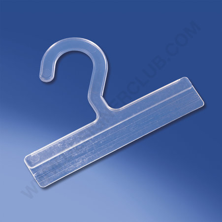 Transparent plastic hook mm. 173