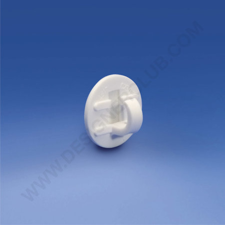 Adhesive transversal button for tubes
