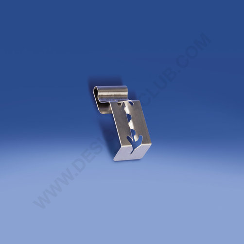 Metal clip single insert for scanner strip