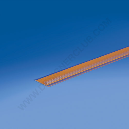 Rail for shelf dividers - adhesive base mm. 25 length mm. 1325
