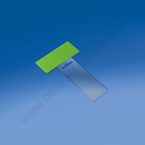Label holder for prongs with big label mm. 100x42