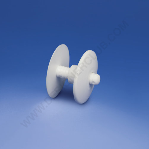 Automatic buttons head mm. 22 (ab 22/15) white