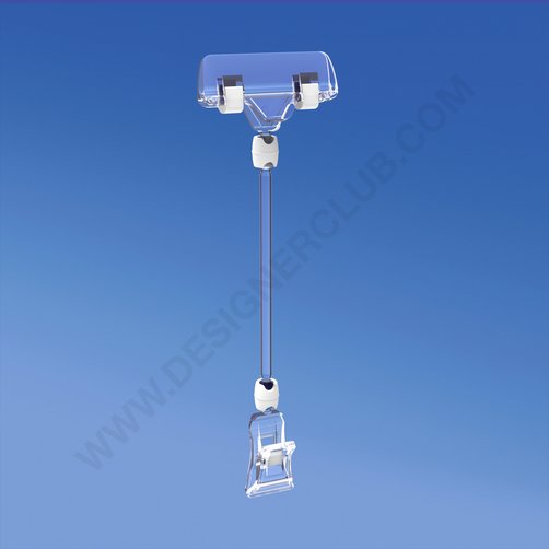 Mini clamp with stem mm. 100 and clamp sign holder mm. 56