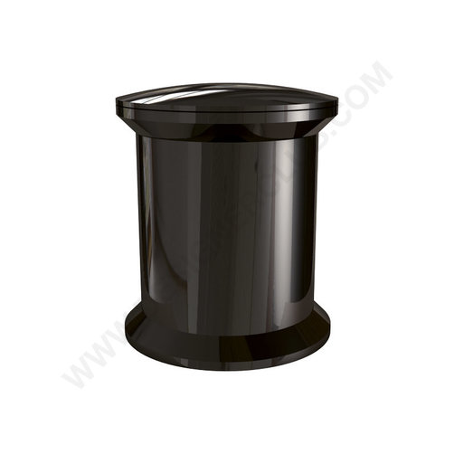 Espaciador de lujo negro cromado diámetro mm. 23