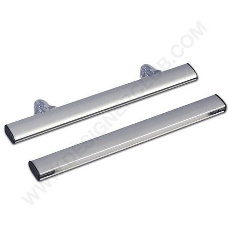 Profilo in alluminio porta poster bifacciale mm. 1200