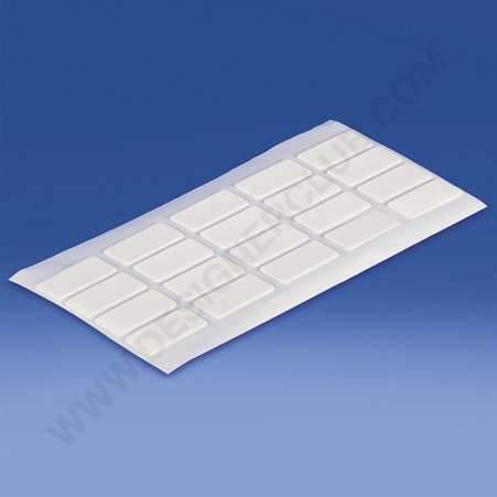 Rectangular adhesive pad mm. 37x17
