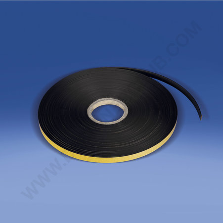 Roll of adhesive magnetic tape mm. 15x2