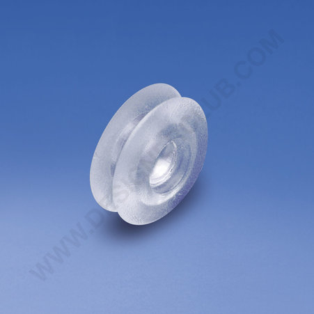 Drukknoppen kop mm. 10 (fb10) transparant / helder