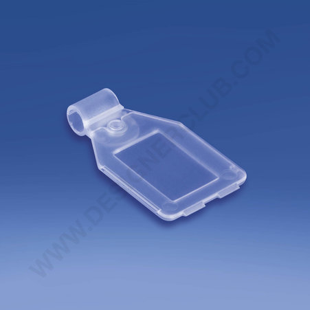 Taschen-Etikettenhalter mm. 25x27 für Drahtdurchmesser mm. 6,2