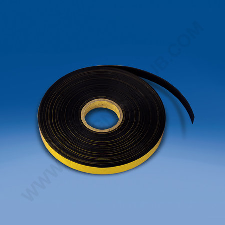 Roll of adhesive magnetic tape mm. 25x1,5