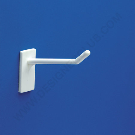 Witte enkele zelfklevende plastic pin mm. 50