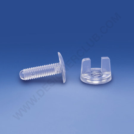 Plastic screws mm. 14 (ps 14/16) clear