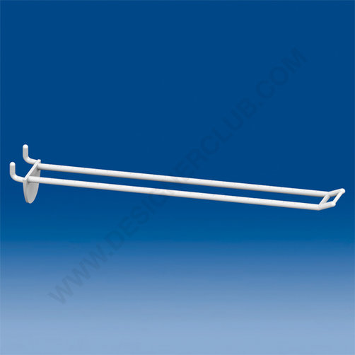 Double prong white double hook clip mm. 250 small price holder