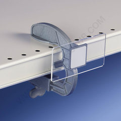 Adhesive high resistance silver shelf clamp