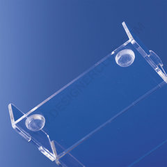 Pied anti-dérapant adhésif transparent diamètre 13x4 mm
