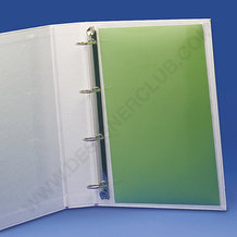 Enveloppe transparente adhesive pour document a4