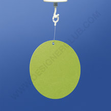 Nylon tag with hook with automatic insert