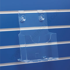 Slatwalls clips for brochures holders transparent
