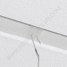 Clipe de plástico transparente para o tecto