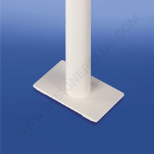 Base de exposición adhesiva para tubos de diámetro 21/25 mm.