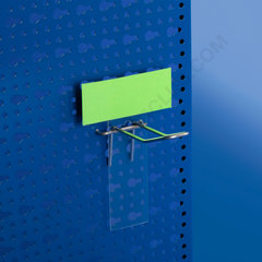 Label holder for prongs with big label mm. 100x42