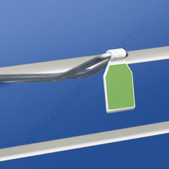 Swing tag for double prongs diameter mm. 5