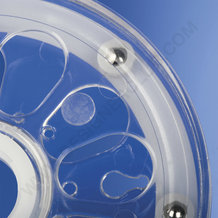 Pie adhesivo antideslizante transparente diámetro mm. 10x1,5