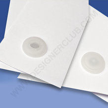 Trykknapper med hoved mm. 10 (fb10) gennemsigtig / klar