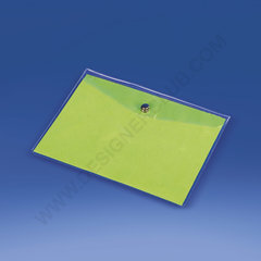 Clear pocket with button mm. 153x112