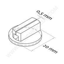 Deko clip per stopper diametro mm. 20