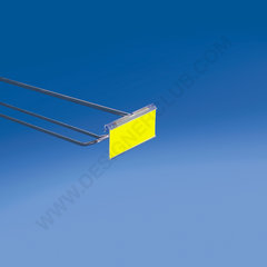Label holder for prongs with central cut mm. 70x30