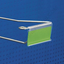 Label holder for prongs without central cut mm. 65x38