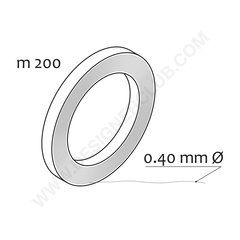 Rollo de alambre de nylon mt 200, diámetro 0,35 mm