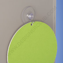 Suction cup with wire hook