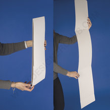 Tilpasning af siderne med foldbare kartonpaneler