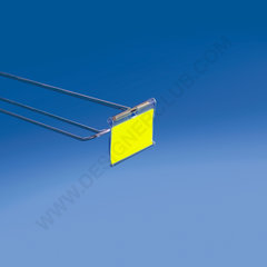 Label holder for prongs with central cut mm. 65x40 - low back part