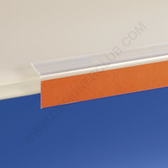 Calha digitalizadora adesiva a 90° mm. 20 x 1000 - adesivo sob a aba traseira anti-reflexo pvc