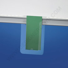Adhesive literature holder 1/3 a4 vertical