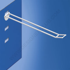 Universal double prong mm. 250 white with big price holder