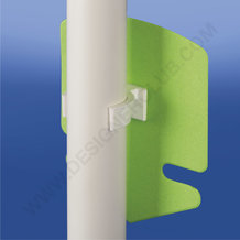 Adhesive pole gripper for tubes diameter 21/25 mm.