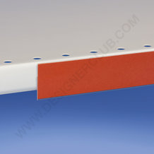 Profil porte-étiquettes adhésif simple pli 30 x 1000 mm pvc antireflet