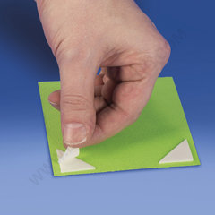 Triangular adhesive pad mm. 25x25