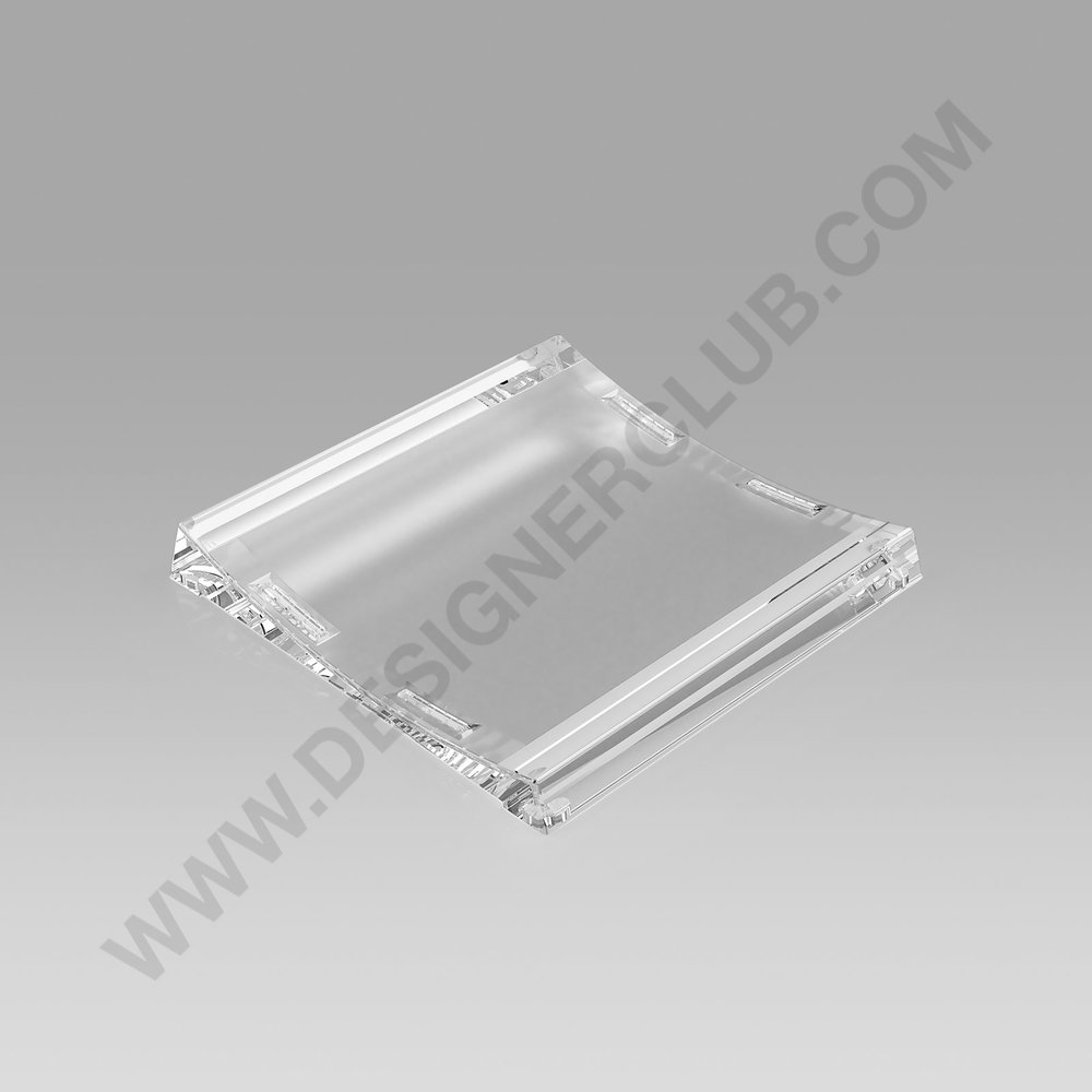 Designer Club - Rendiresto trasparente con pvc antiriflesso 180 x 180 x 18  mm.